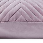 Triangle Stitch Cushion 45x45cm - Mauve