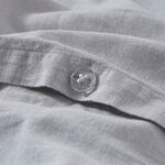 SUPERKNG DUVET COVER Martex Touch of Linen Ice Blue