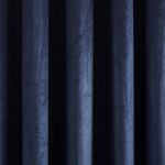 CATHERINE LANSFIELD KINGSLEY MATT VELVET NAVY 66X90 Curtains