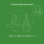 Day Bed 3 Seater Swing Chair