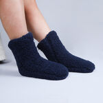Teddy Socks Pair - Navy