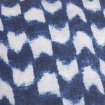 Indoor Outdoor Tie Dye Beat Navy Cushion