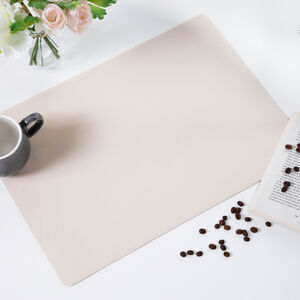Leather Placemat - Cream
