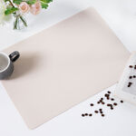 Leather Placemat - Cream