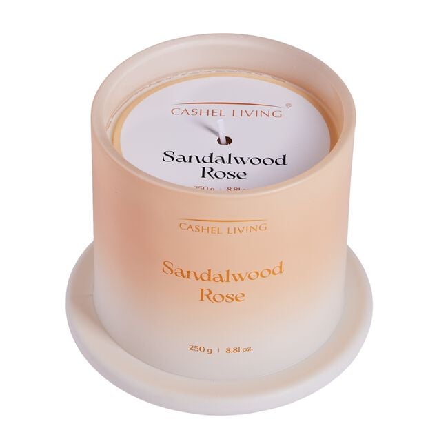 Cashel Living Sandalwood Rose 250g Scented Candle