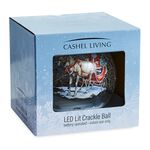 Cashel Living Santa Sleigh Crackle Effect Ball