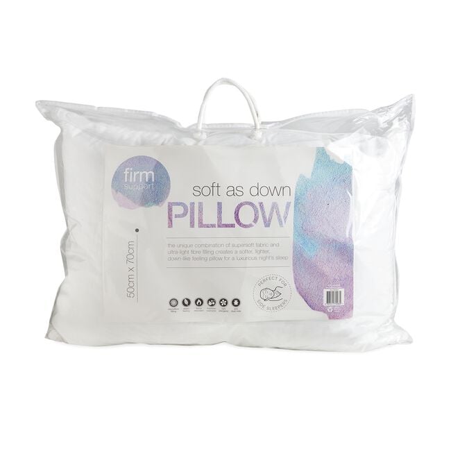 Soft As Down Microfibre Pillow