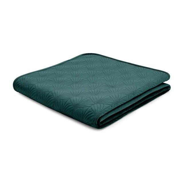 CATHERINE LANSFIELD ART DECO PEARL TEAL 200x220 Bedspread