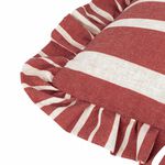 FURN CARMON STRIPE LINEN/RED 40x60 Cushion
