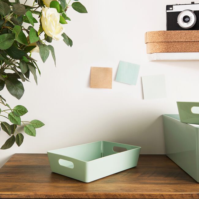 Studio 5.01 Basket Rectangular Silver Sage