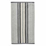 HELENA SPRINGFIELD BEACH HOUSE STRIPE LINEN & GREY Hand Towel 