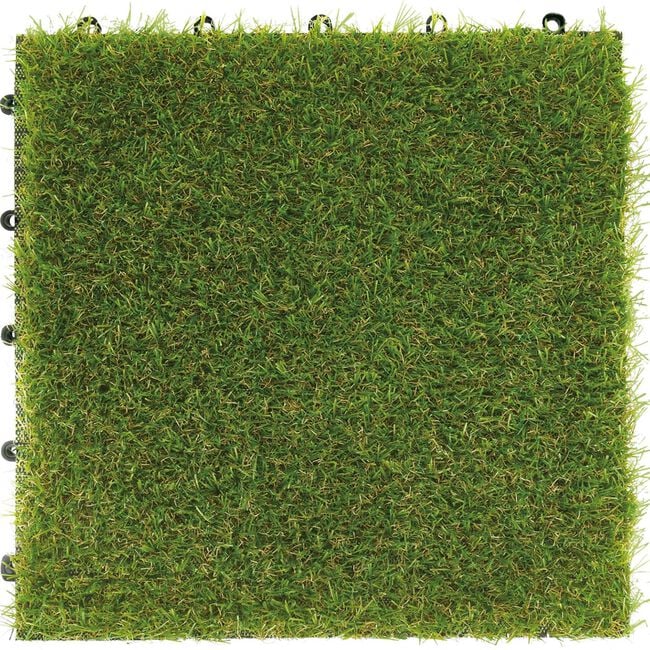 Pack of 4 Garden Grass Tiles