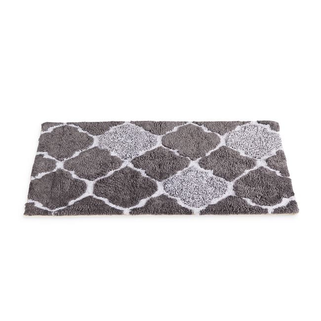 TRELLIS GREY 50x80 Bath Mat
