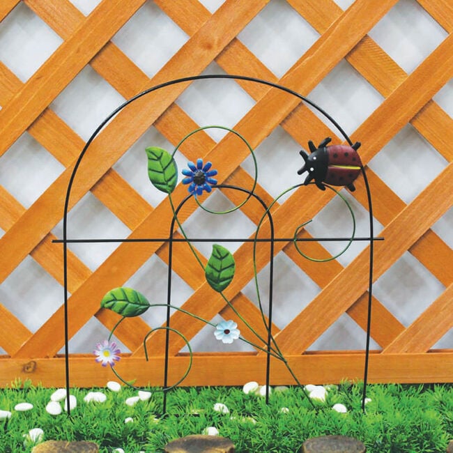 Novelty Ladybird Garden Picket Fence