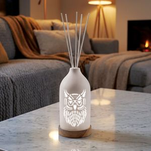 Woodbridge LED Ceramic Reed Diffuser Owl