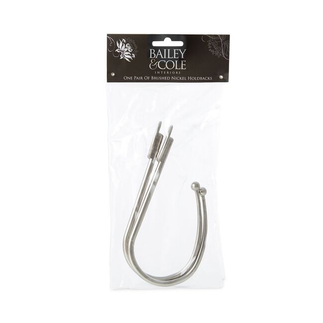 Holdback Brushed Nickel