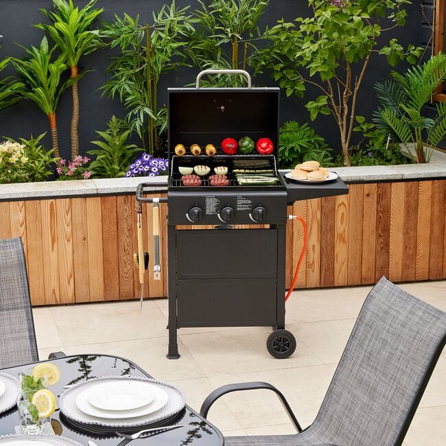 Master Cook Classic 300 3 Burner Gas BBQ