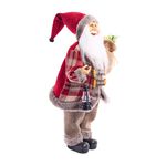 45cm Standing Woodland Santa With Lantern