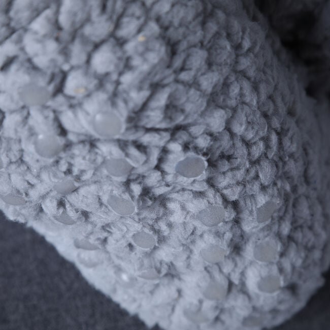 Teddy Socks Pair - Steel