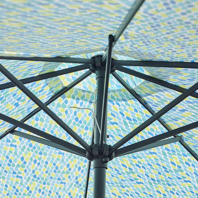 2.7M CRANK & TILT SUN PARASOL Tropical Green