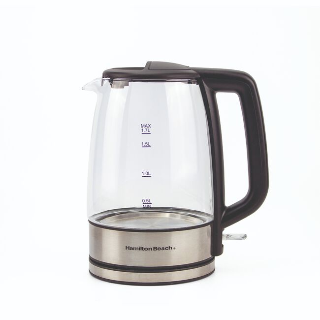 Hamilton Beach 1.7L Glass Kettle