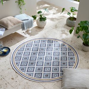 Flair Zia Trellis 160cm Round Outdoor Rug