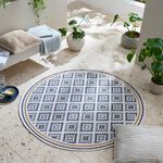 Flair Zia Trellis 160cm Round Outdoor Rug