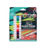 Icon Acrylic Paint Pens 12 Pack