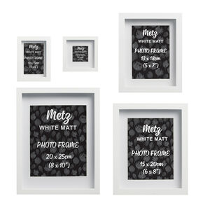 4X6 METZ WHITE Matt Frame