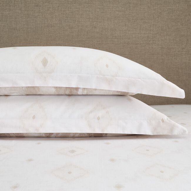 Elodie Oxford Pillowcase Pair Gold/Sand