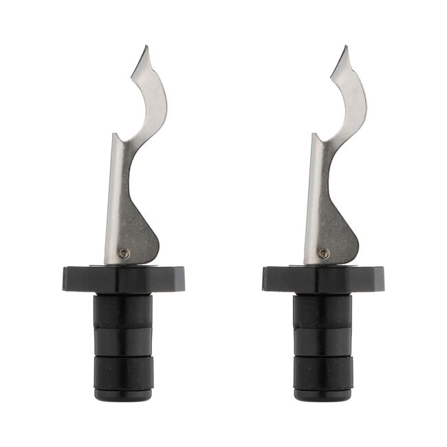 Viners Barware 2pc Clamp Bottle Stopper