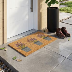My Mat Lavender Coir Door Mat 75cm x 45cm