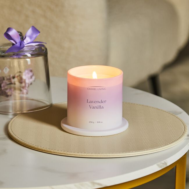 Cashel Living Lavender Vanilla 250g Scented Candle