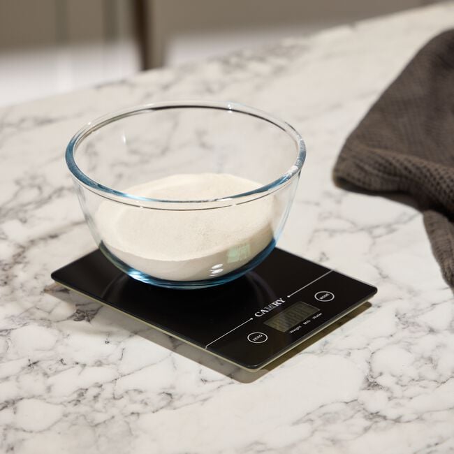 Camry Black Rectangular Digital Kitchen Scale