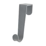 Skinny Velvet 3PK Grey Overdoor Hooks