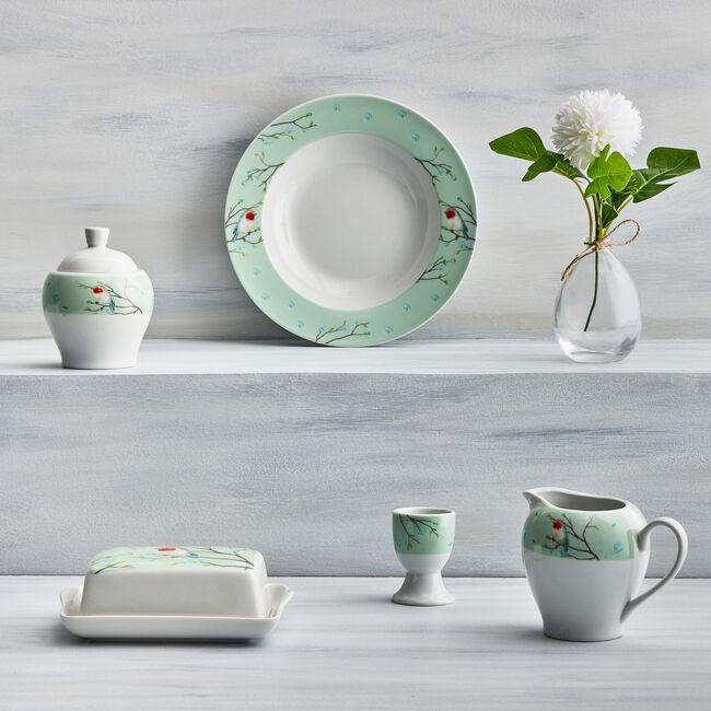 Millie & May Bird Butter Dish