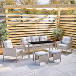 Pavia Rattan 6 Piece Furniture Set