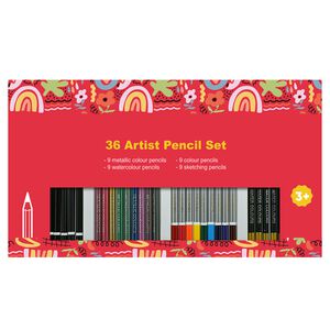 36 Pack Artist Pencil Set 