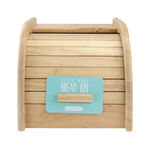 Apollo Mini Rubberwood Roll Top Bread Bin