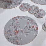 Lace Floral Round Mats & Coasters 4 Pack