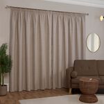 PENCIL PLEAT POM POM NATURAL 66x54 Curtain