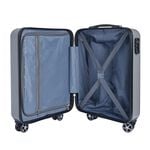 Cabin Bag Lightweight Luggage - SIlver