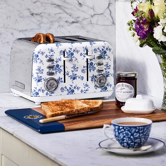 Laura Ashley China Rose 4 Slice Toaster