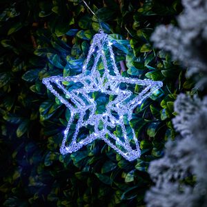 Outdoor Light up Christmas Star