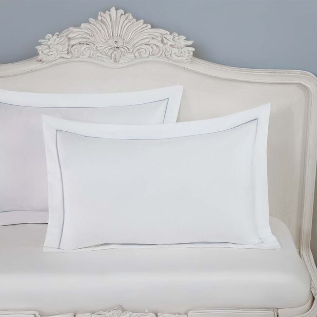 Oxford Pillowcase Single Stitch Periwinkle 500TC