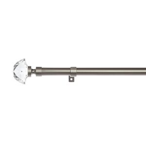 Extendable Curtain Pole with Diamond end 170-300cm