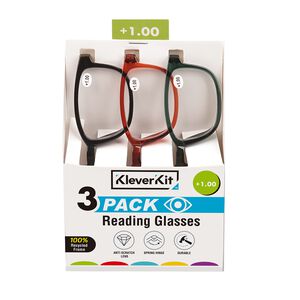 Kleverkit 3Pk Reading Glasses
