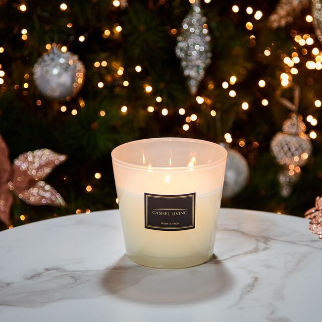 Cashel Living Fresh Cotton Candle