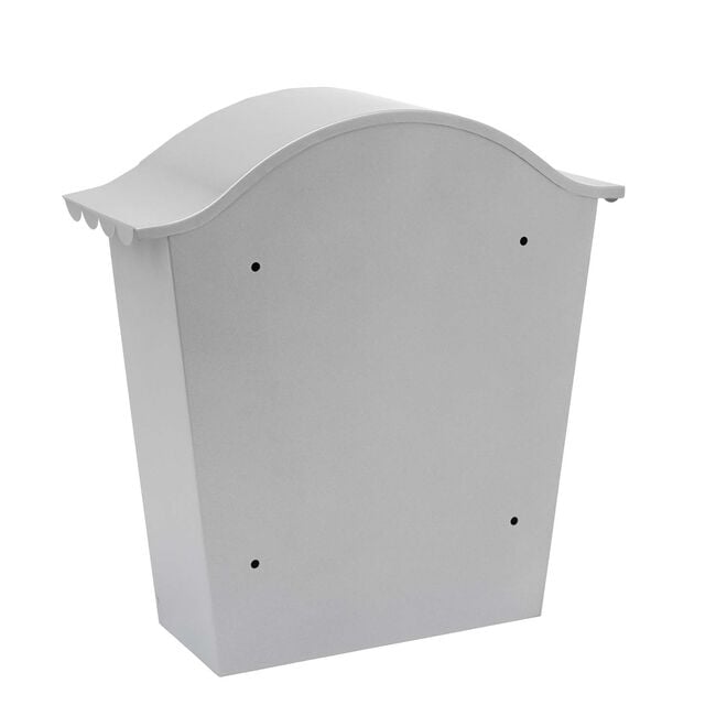 Steel Letterbox Classic French Grey