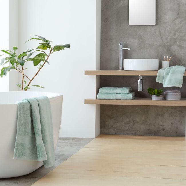 EGYPTIAN COTTON DUCK EGG XL Bath Sheet